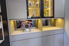 Build-in-display-shoe-storage-cabinet-led-mirror-glass-door4